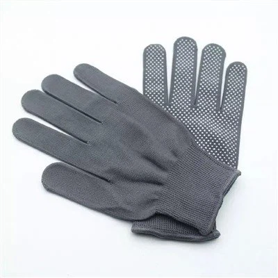 Polyesteri Nylon Valkoiset PVC-pisteiset käsineet